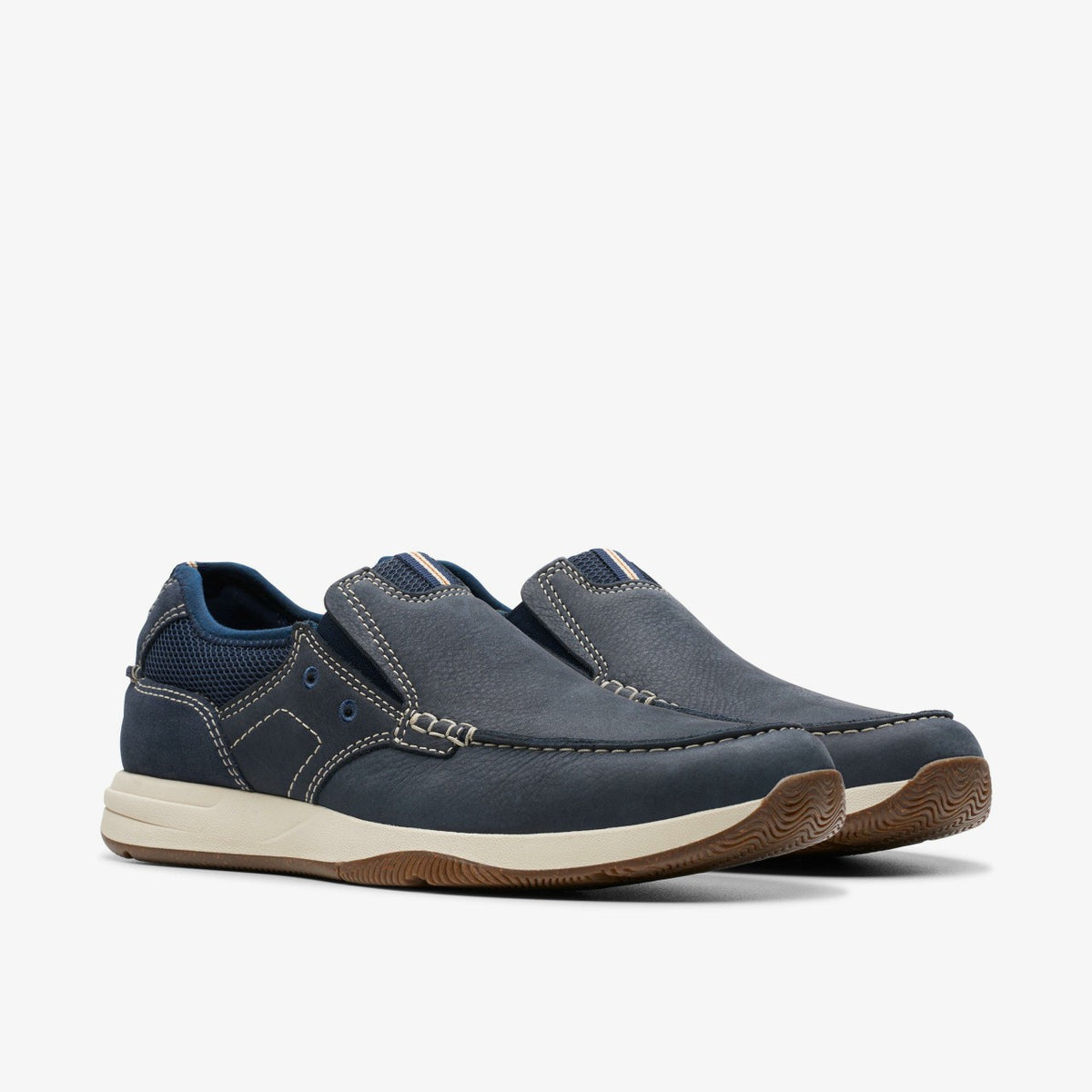 Clarks Sale / Sailview Step Loafer Navy Nubuck