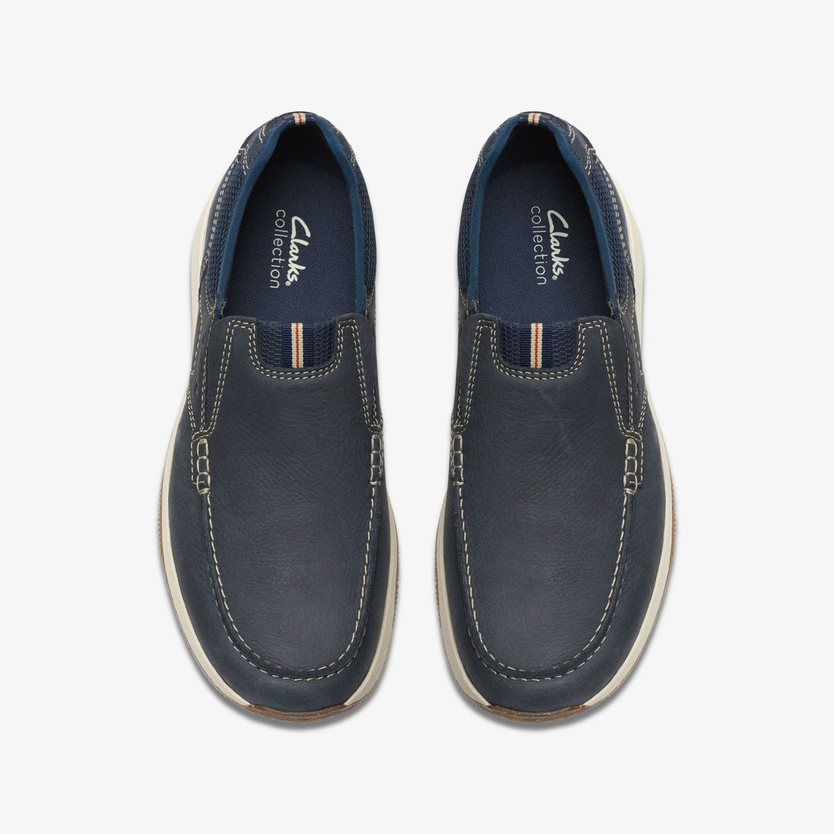 Clarks Sale / Sailview Step Loafer Navy Nubuck