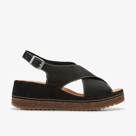 Clarks Featured / Kassanda Step Black Nubuck
