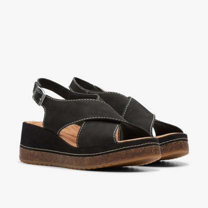 Clarks Featured / Kassanda Step Black Nubuck