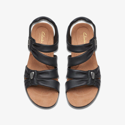 Clarks Popular / Kitly Ave Black Leather