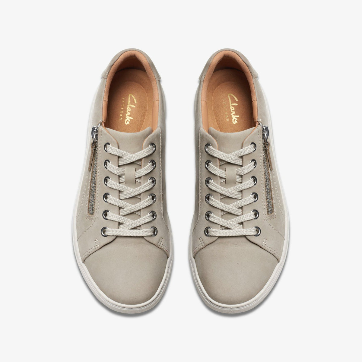 Clarks Value / Nalle Lace Stone Nubuck