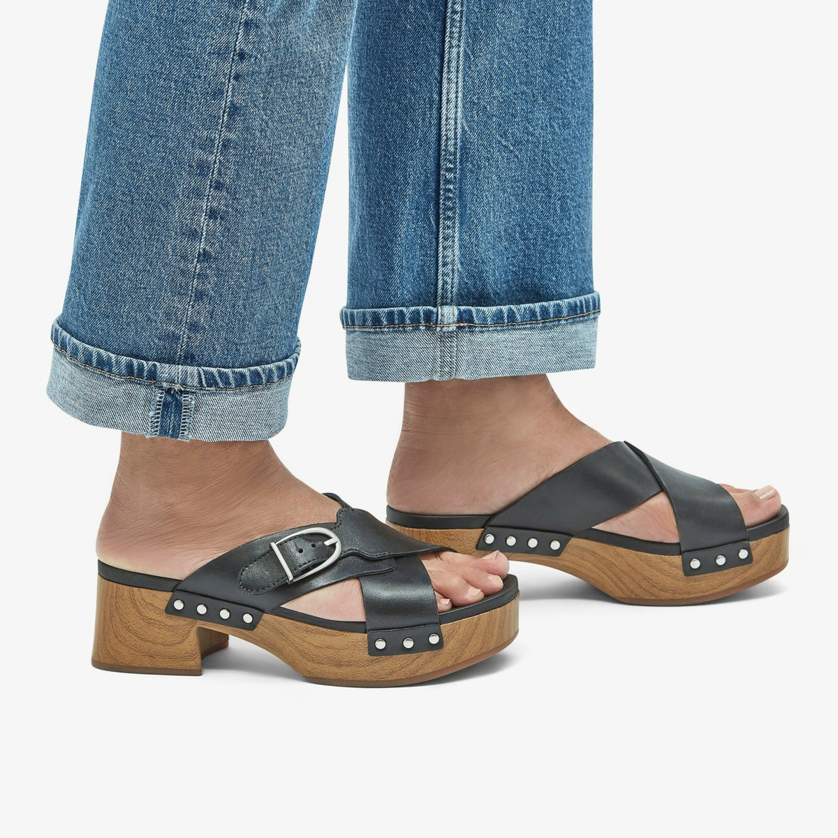 Clarks Classic / Sivanne Walk Black Leather