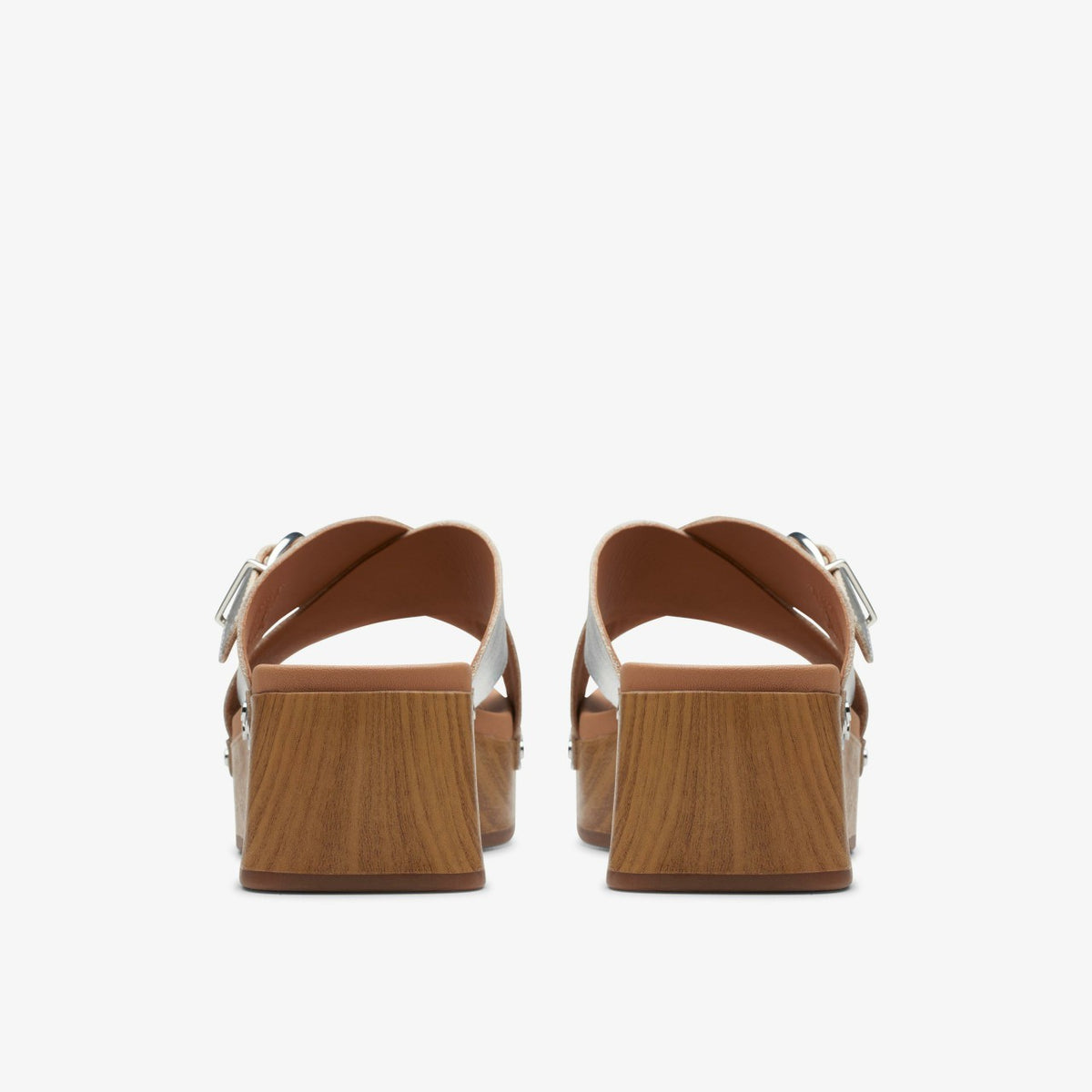 Clarks Premium / Sivanne Walk Silver Leather