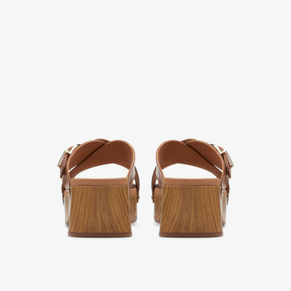 Clarks Best Seller / Sivanne Walk Tan Leather