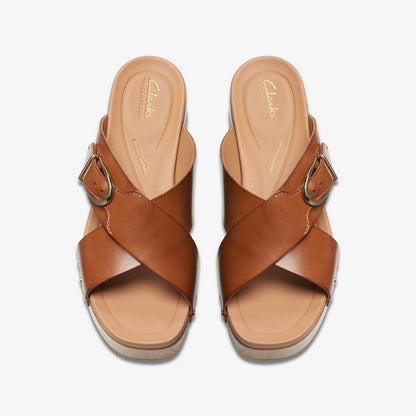 Clarks Best Seller / Sivanne Walk Tan Leather
