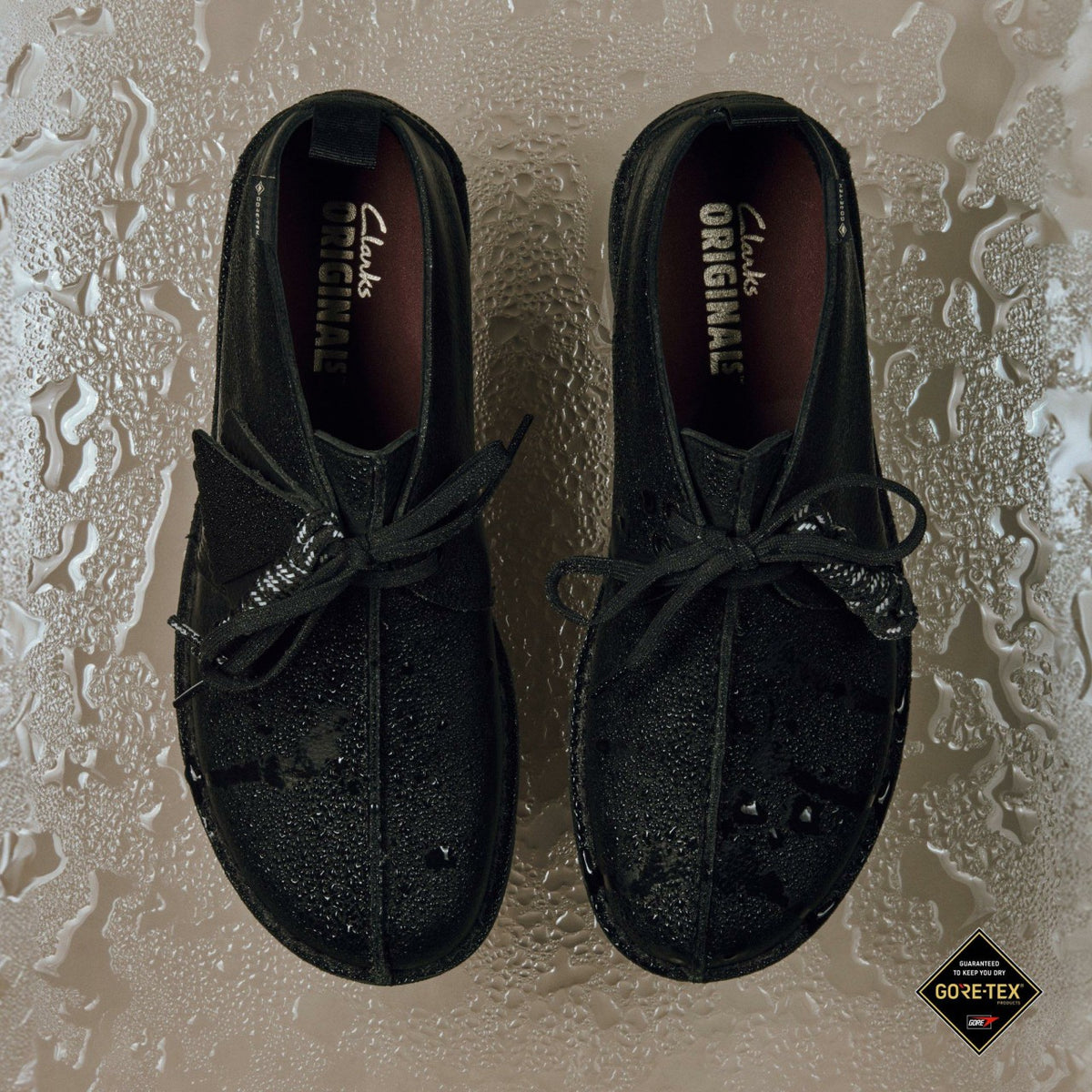 Clarks Featured / Desert Trek GORE-TEX Black Leather