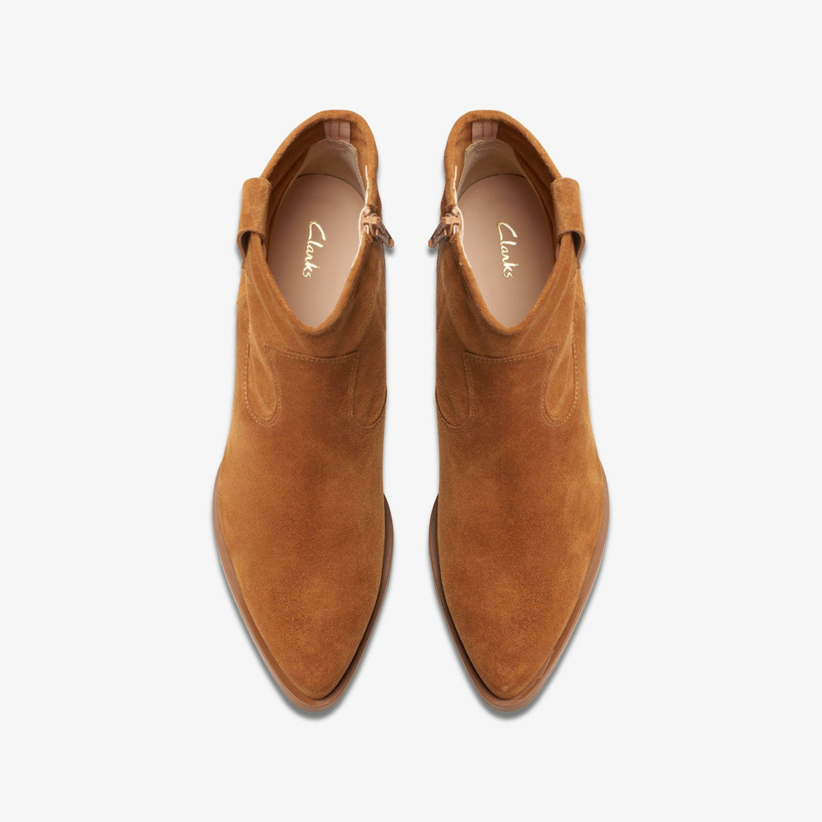 Clarks Sale / Elder Rae Tan Suede