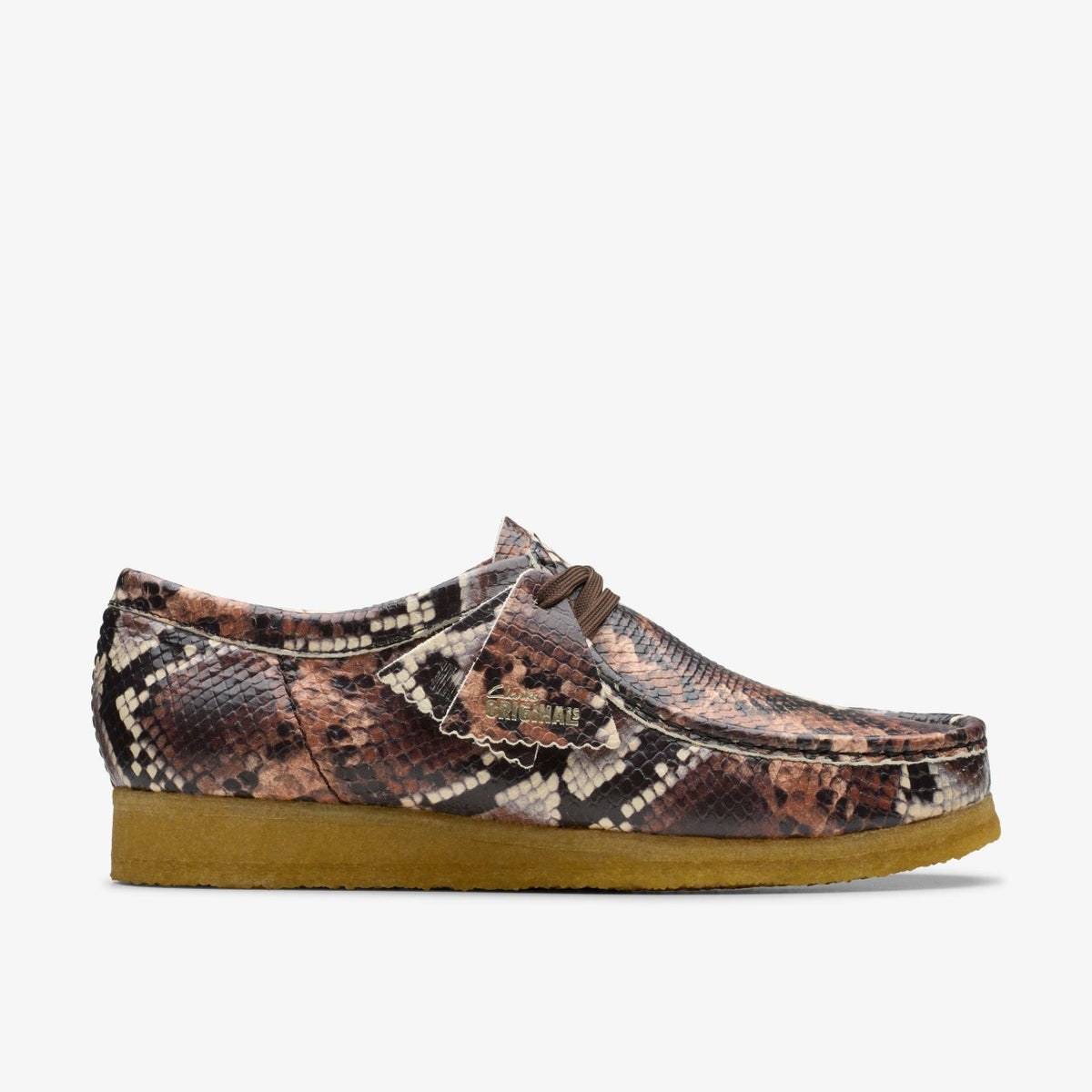 Clarks Customer Favorite / Wallabee Brown Snake Print