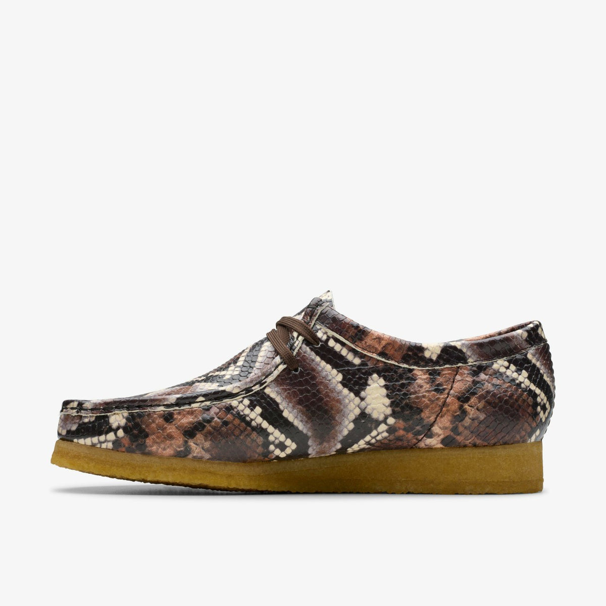Clarks Customer Favorite / Wallabee Brown Snake Print
