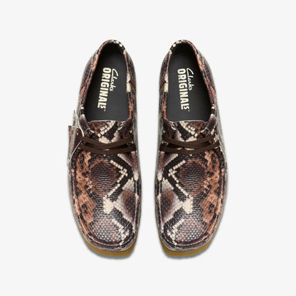 Clarks Customer Favorite / Wallabee Brown Snake Print
