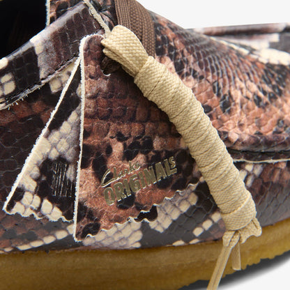 Clarks Customer Favorite / Wallabee Brown Snake Print