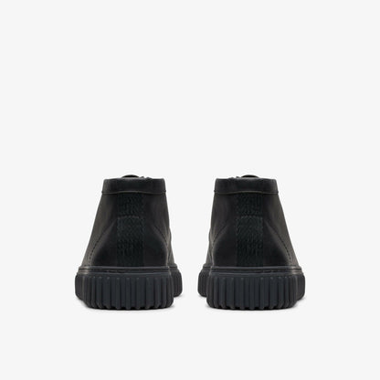 Clarks Trending / Torhill Hi Black Leather