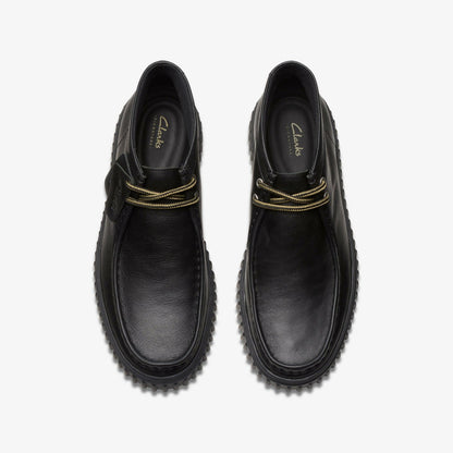 Clarks Trending / Torhill Hi Black Leather