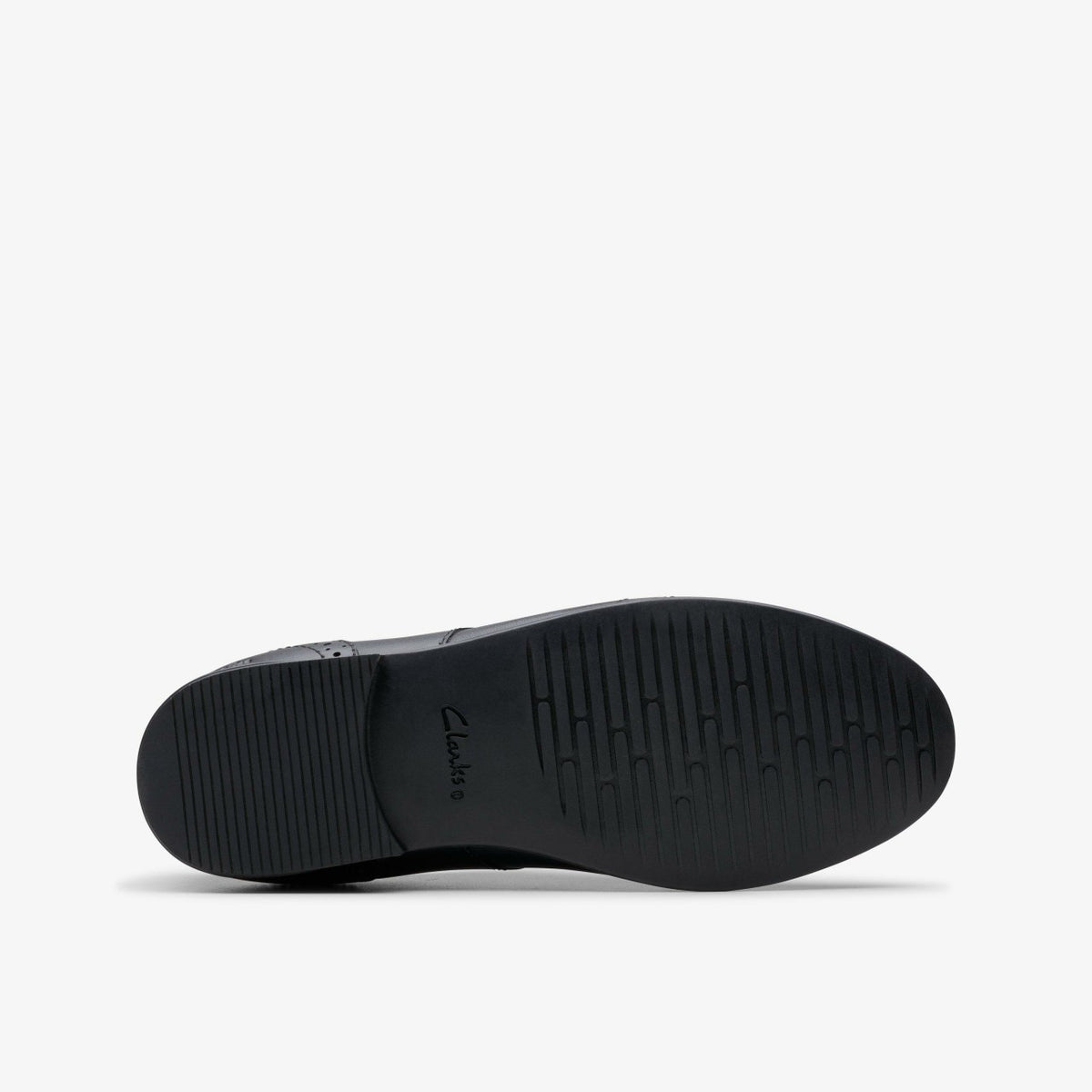 Clarks Recommended / Finja Brogue Older Black Leather