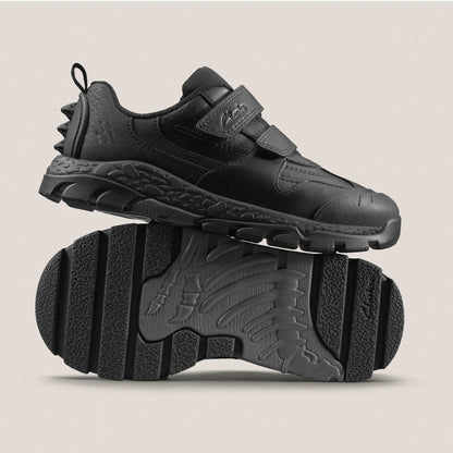 Clarks Popular / Steggy 2 Pace Kid Black Leather