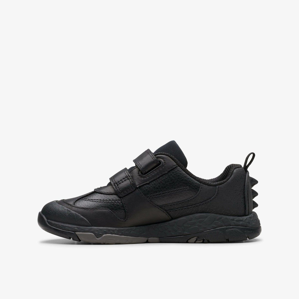 Clarks Popular / Steggy 2 Pace Kid Black Leather