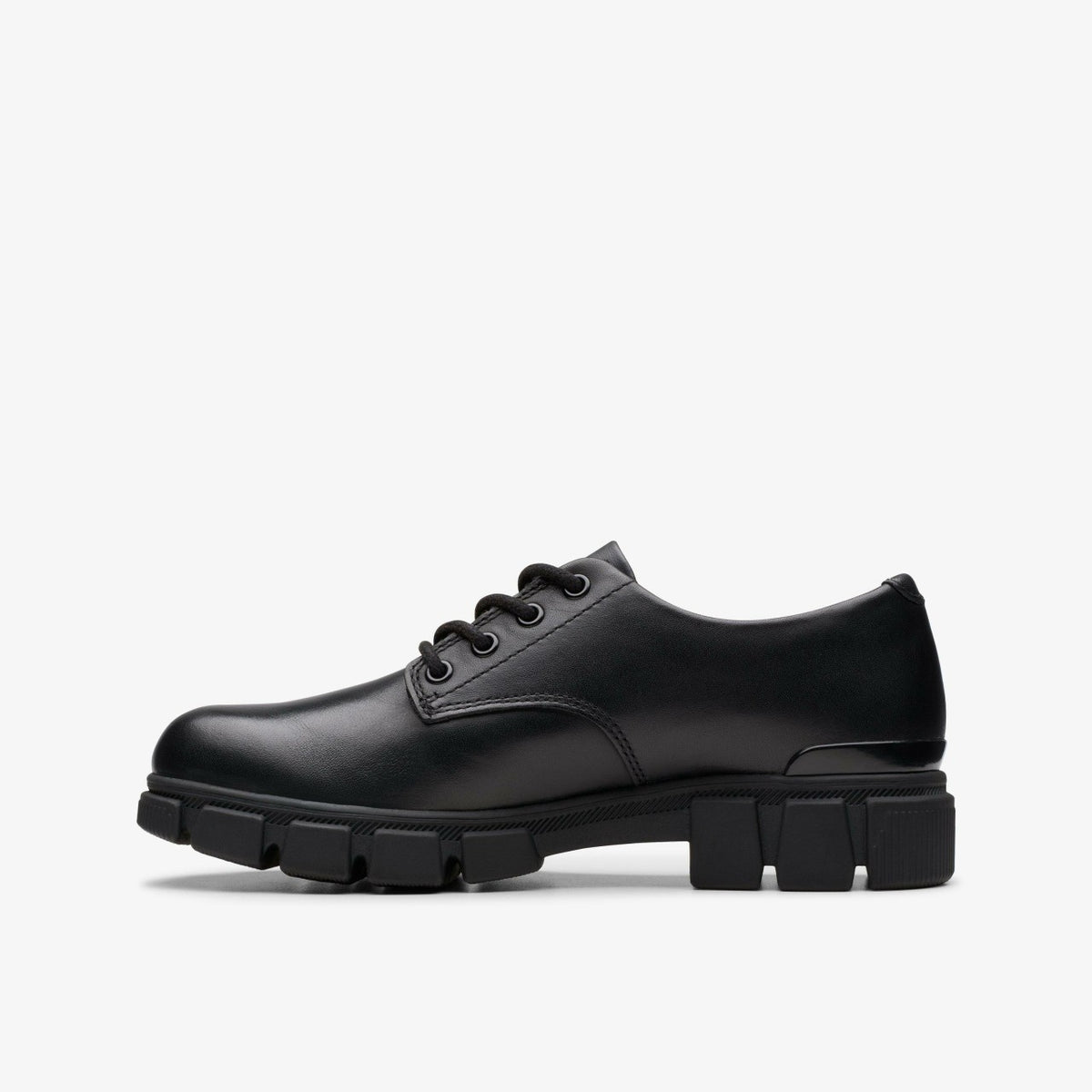 Clarks Essential / Evyn Lace Kid Black Leather
