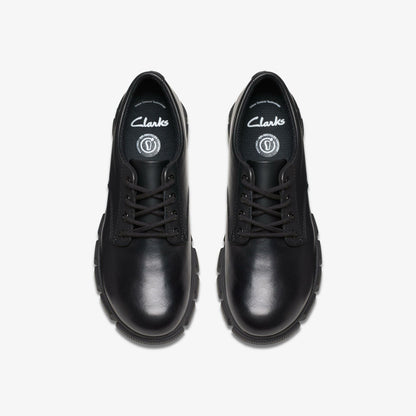 Clarks Essential / Evyn Lace Kid Black Leather