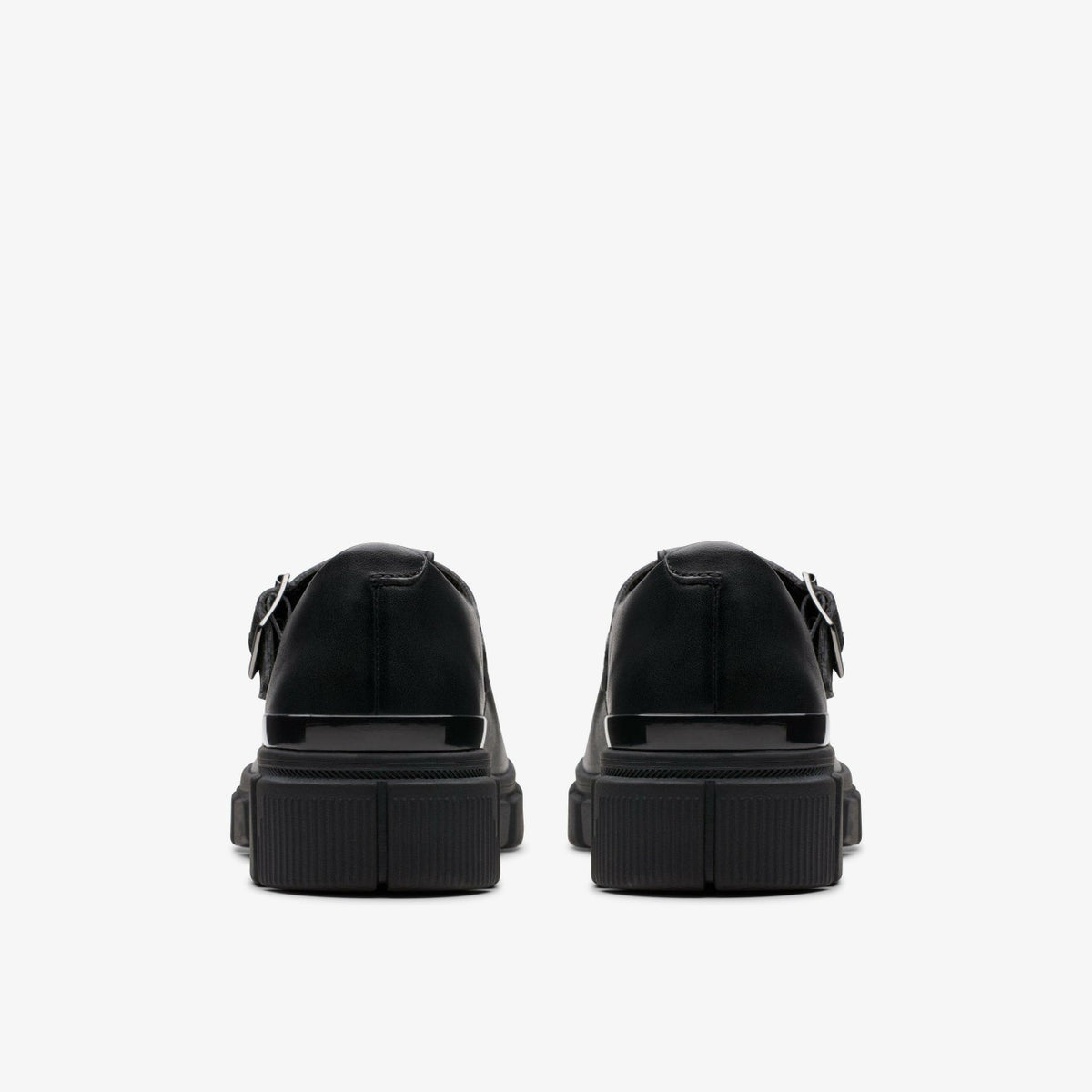 Clarks Quality / Evyn Bar Youth Black Leather