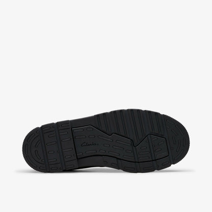 Clarks Deals / Lorcam Loop Youth Black Leather