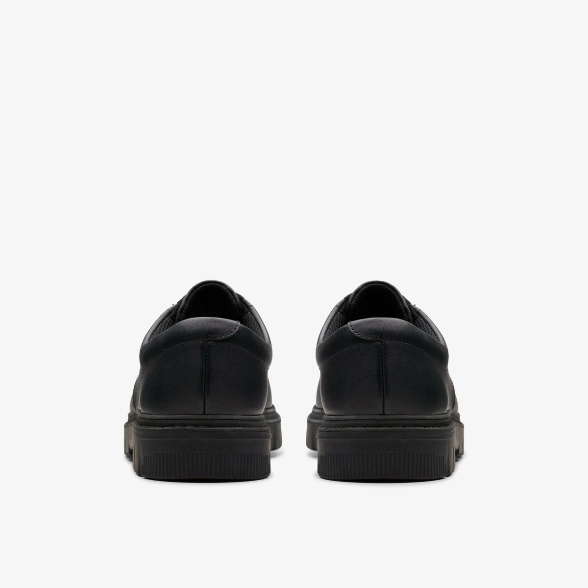 Clarks Deals / Lorcam Loop Youth Black Leather