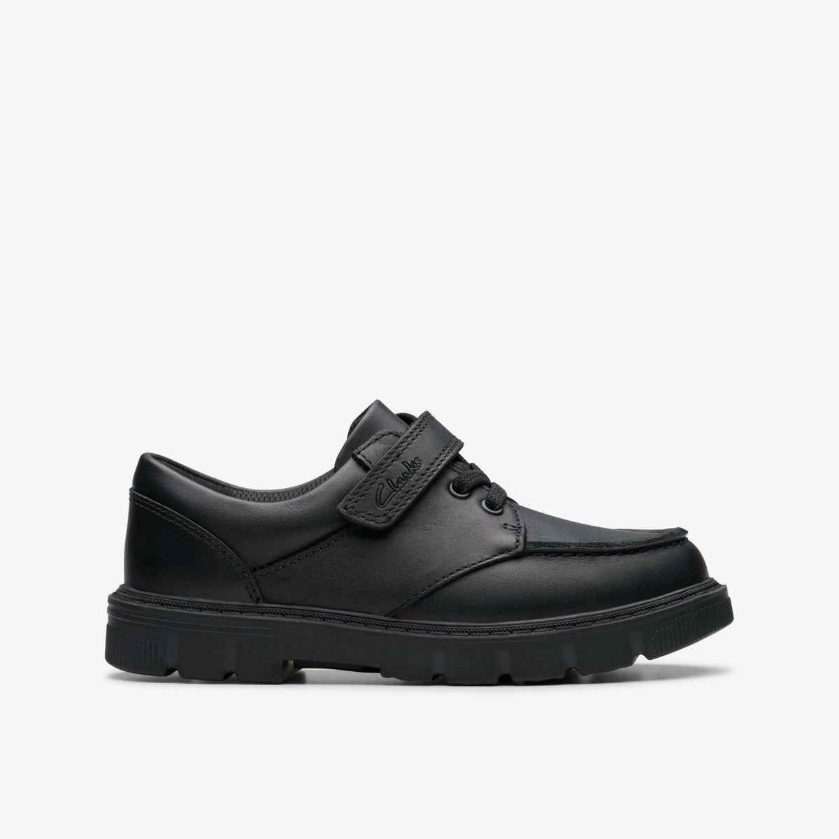 Clarks Recommended / Lorcam Edge Kid Black Leather
