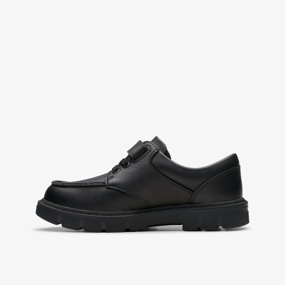 Clarks Recommended / Lorcam Edge Kid Black Leather