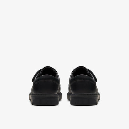 Clarks Recommended / Lorcam Edge Kid Black Leather