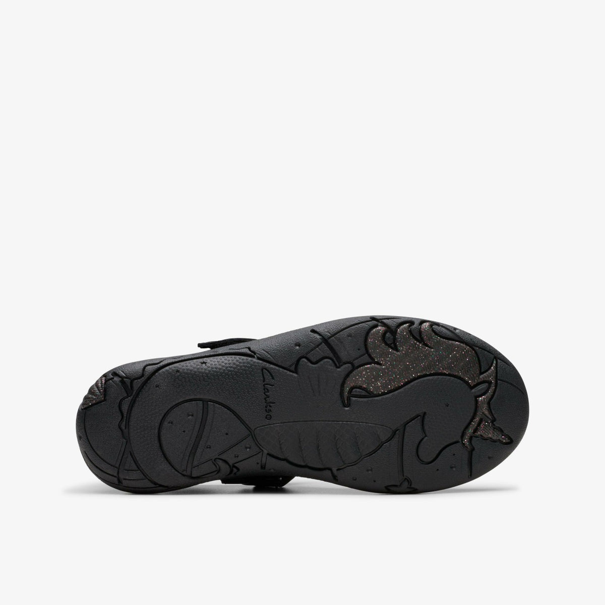 Clarks Great Value / Relda Gem Kid Black Leather