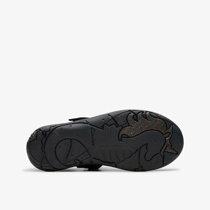 Clarks Great Value / Relda Gem Kid Black Leather
