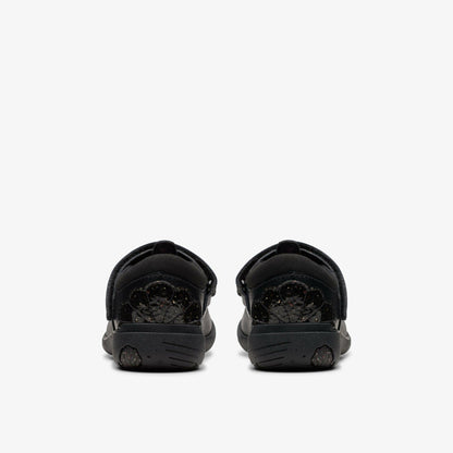 Clarks Great Value / Relda Gem Kid Black Leather