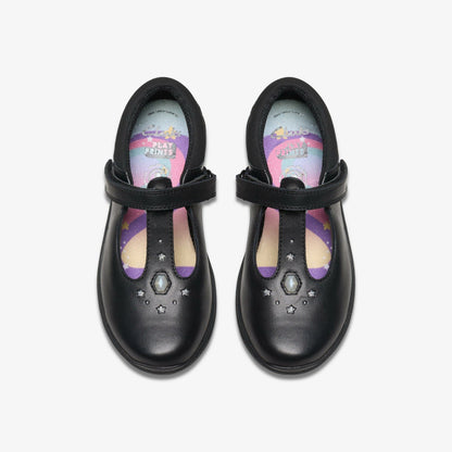 Clarks Great Value / Relda Gem Kid Black Leather