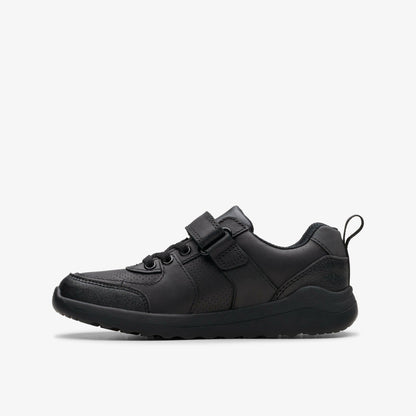 Clarks Latest / Daze Bright Kid Black Leather