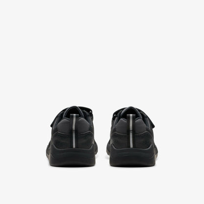 Clarks Latest / Daze Bright Kid Black Leather