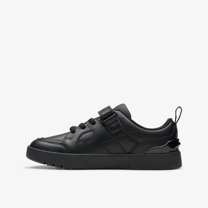 Clarks Trusted / Oslo Flare Kid Black Leather