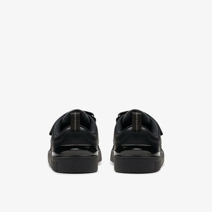 Clarks Trusted / Oslo Flare Kid Black Leather