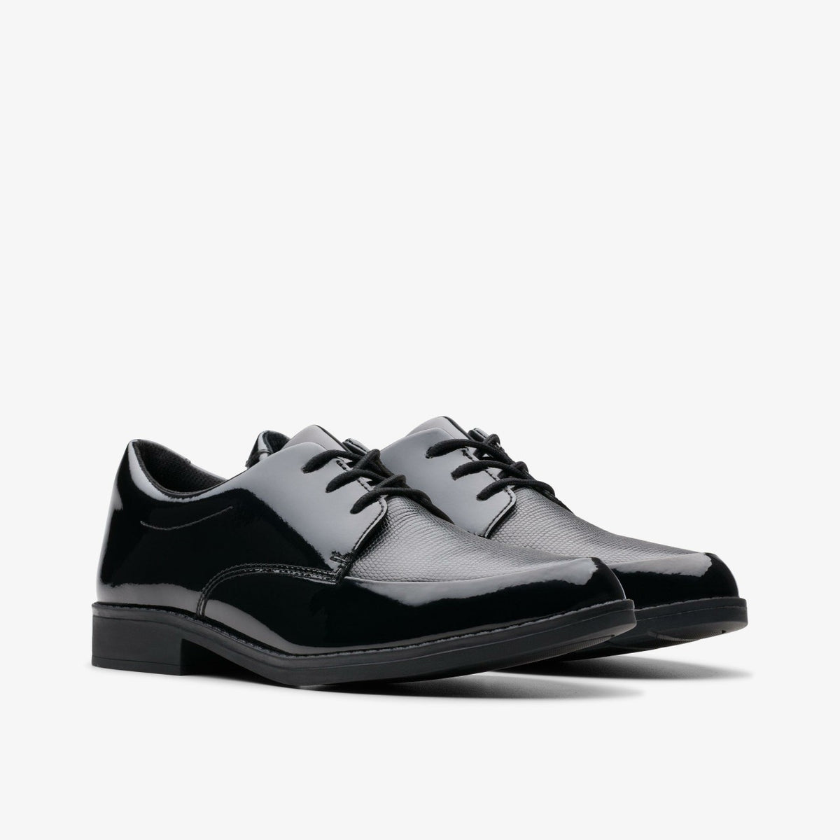 Clarks Signature / Aubrie Dress Youth Black Patent