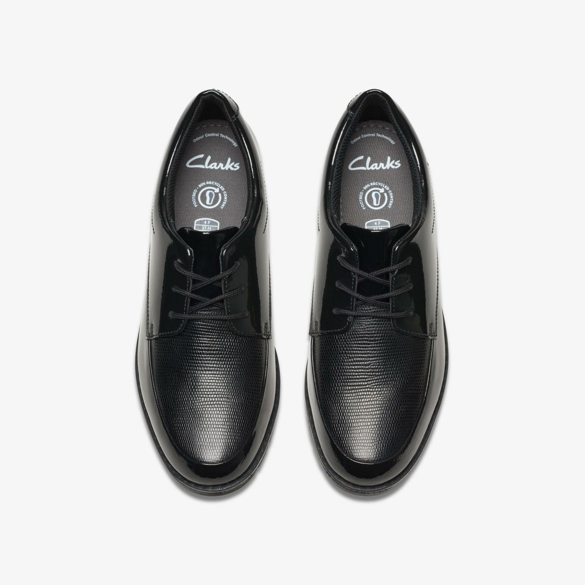 Clarks Signature / Aubrie Dress Youth Black Patent