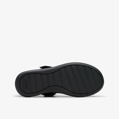 Clarks Great Value / Etch Gem Kid Black Patent