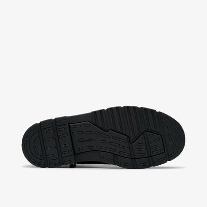 Clarks Signature / Lorcam Trail Youth Black Leather