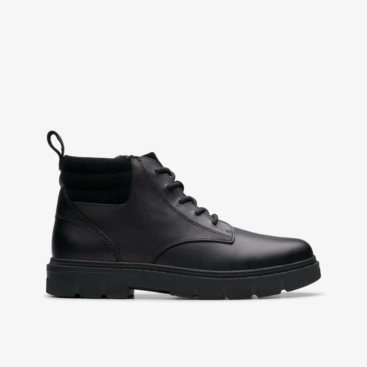 Clarks Special Offer / Lorcam Trail Older Black Leather