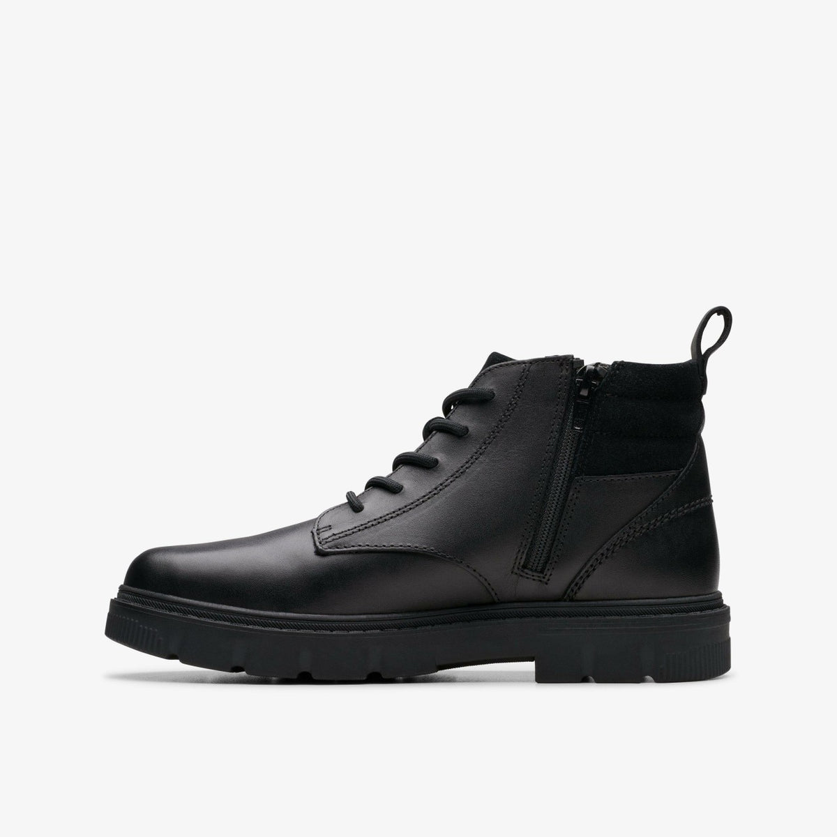 Clarks Special Offer / Lorcam Trail Older Black Leather
