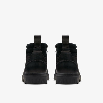 Clarks Special Offer / Lorcam Trail Older Black Leather