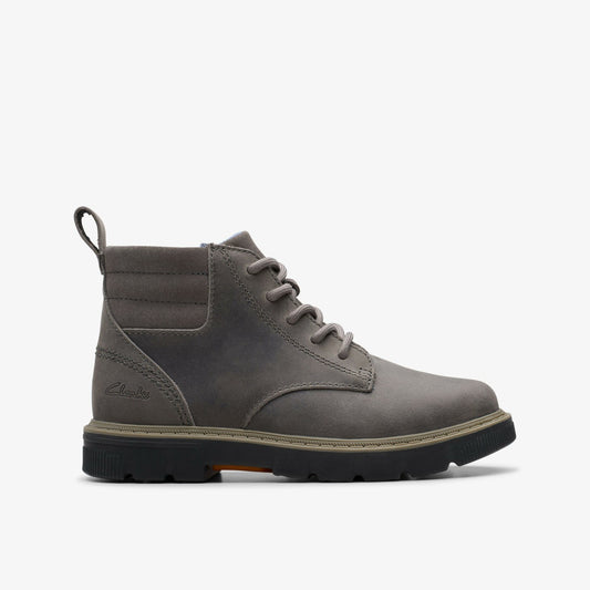 Clarks Recommended / Lorcam Trail Older Dark Grey