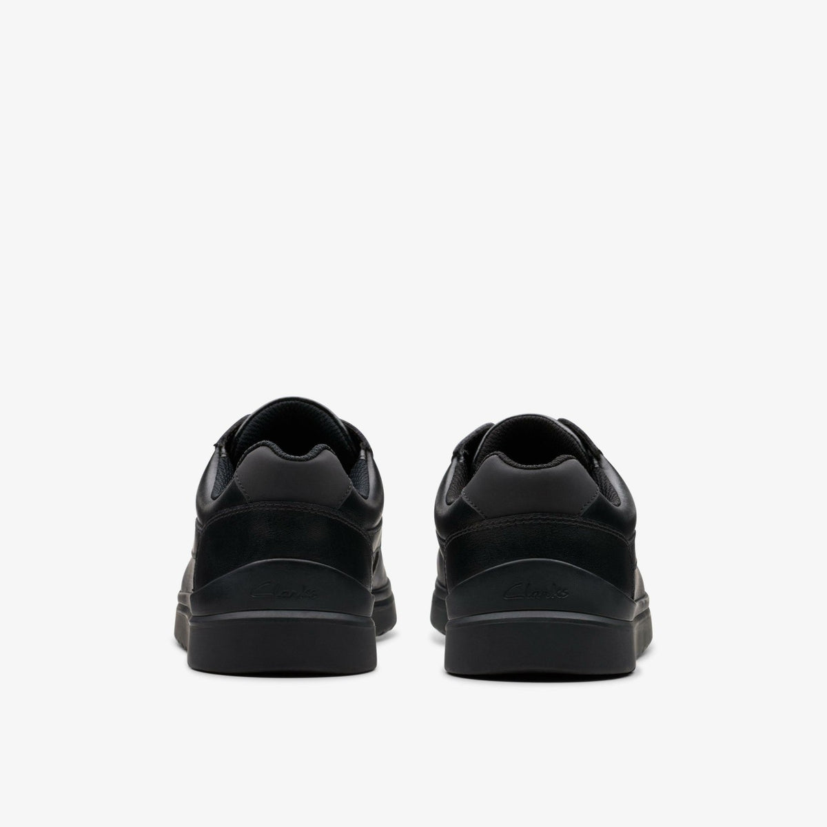 Clarks New / Keelan Flare Youth Black Leather