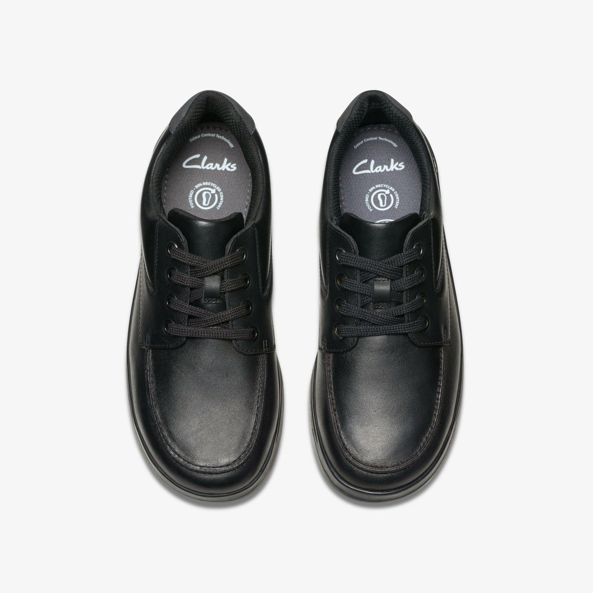 Clarks New / Keelan Flare Youth Black Leather