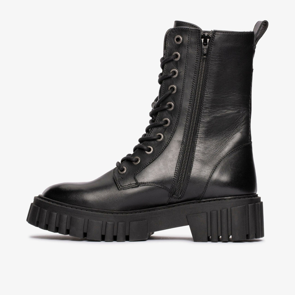 Clarks Everyday / Page Lace Boot Black Leather