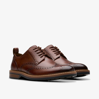 Clarks Customer Favorite / Aldwin Limit Brogue Mid Tan Leather