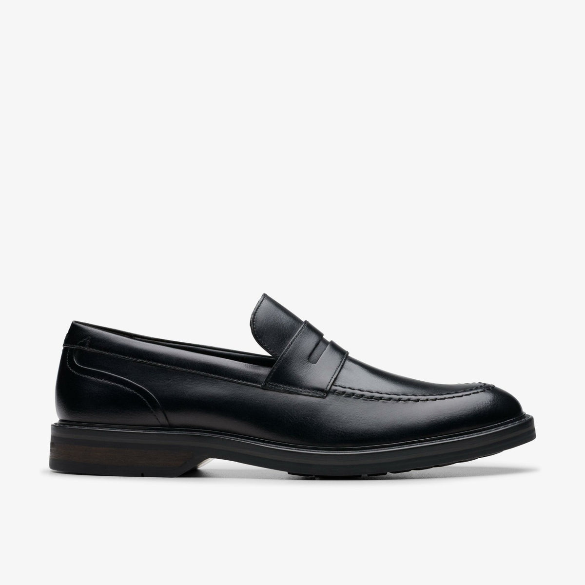 Clarks Trusted / Aldwin Step Loafer Black Leather